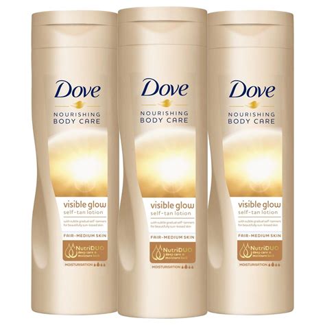 dove nourishing body care visible glow